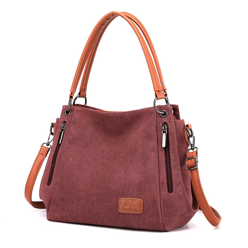 Women's Single Shoulder Simple Cloth Bag Canvas Bag