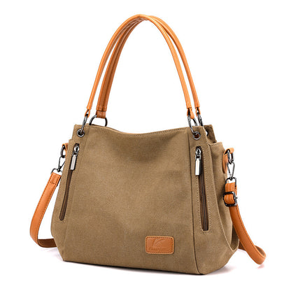 Women's Single Shoulder Simple Cloth Bag Canvas Bag