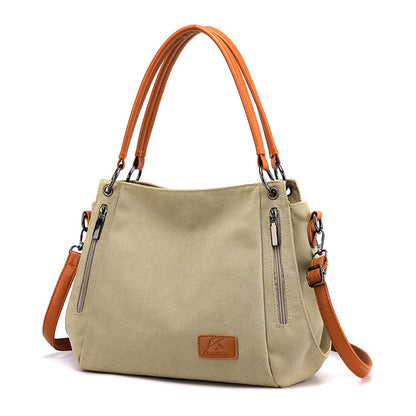 Women's Single Shoulder Simple Cloth Bag Canvas Bag