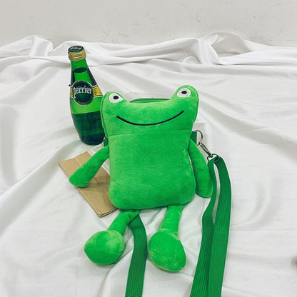 Plush Cute Frog Small Bag Phone Single Shoulder Messenger