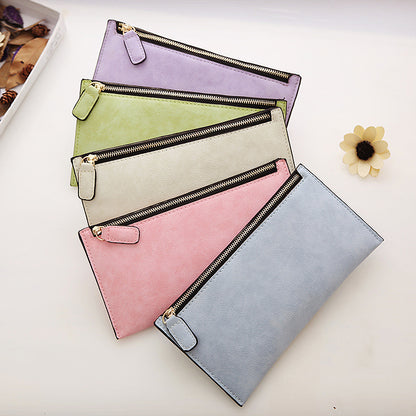 retro clutch long womens multi card wallet