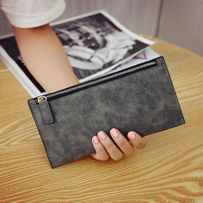 retro clutch long womens multi card wallet