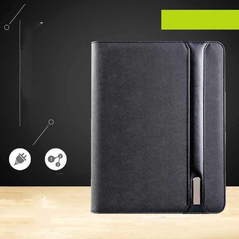 multifunctional business notebook manager with usb