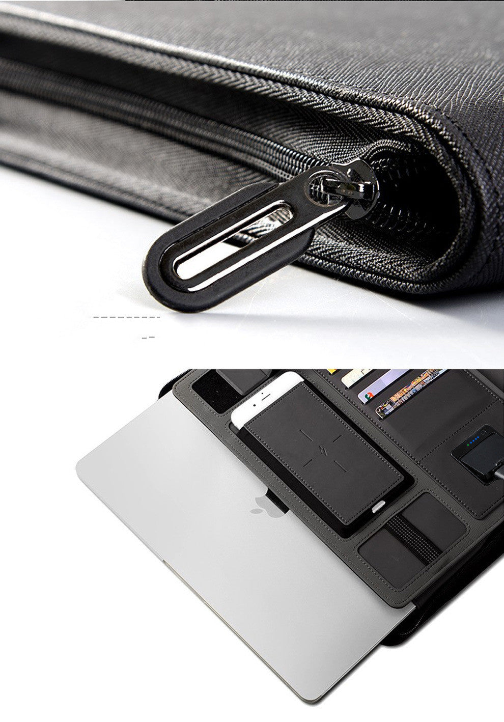 multifunctional business notebook manager with usb