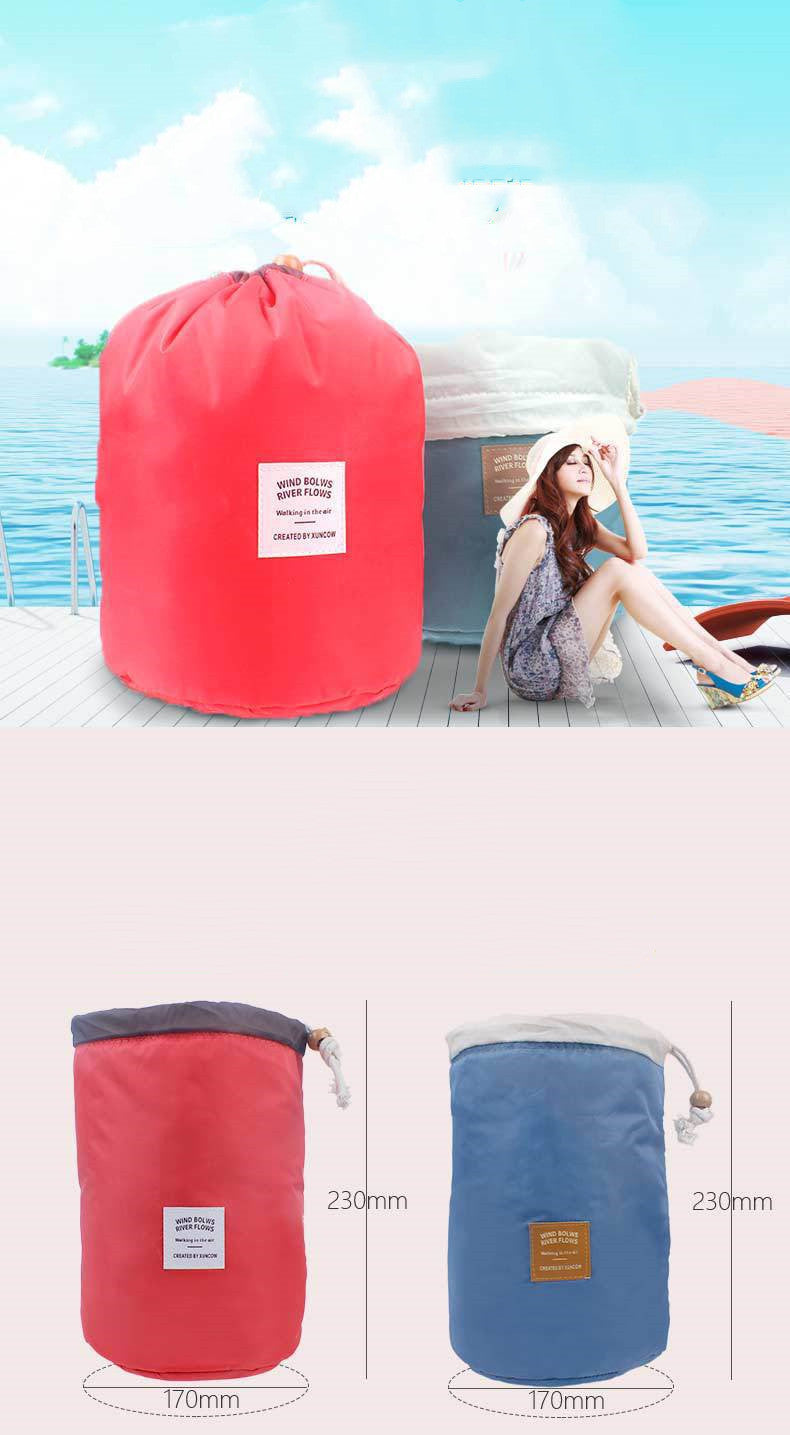 portable beam storage bag cosmetic storage bag cute bucket bag