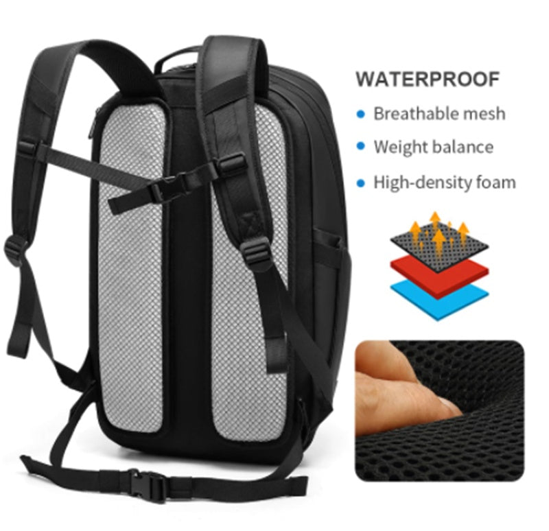 waterproof backpack with detachable strap travel bag