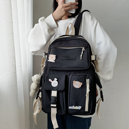 japanese harajuku vintage sense student schoolbag female all match travel backpack