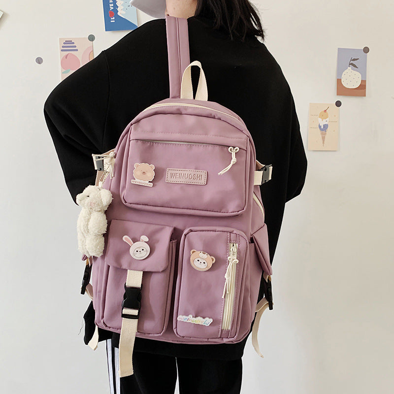 japanese harajuku vintage sense student schoolbag female all match travel backpack