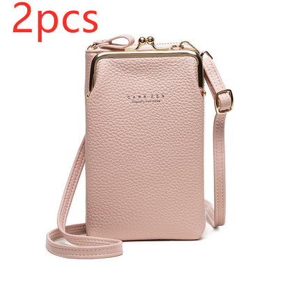 fashion-lychee-pattern-solid-color-diagonal-shoulder-bag