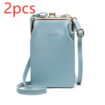 fashion-lychee-pattern-solid-color-diagonal-shoulder-bag