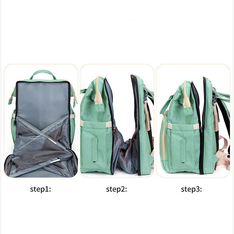 diaper bag large capacity baby travel backpack