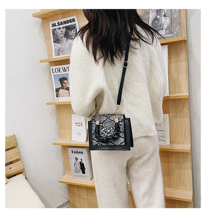 Pu Leather Small Square Korean Version Ins Trendy Urban Simple Underarm Shoulder Bag