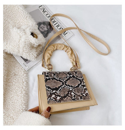 Pu Leather Small Square Korean Version Ins Trendy Urban Simple Underarm Shoulder Bag