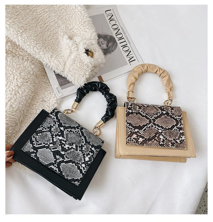 Pu Leather Small Square Korean Version Ins Trendy Urban Simple Underarm Shoulder Bag