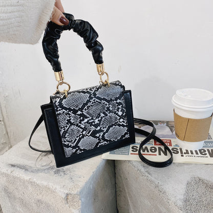 Pu Leather Small Square Korean Version Ins Trendy Urban Simple Underarm Shoulder Bag