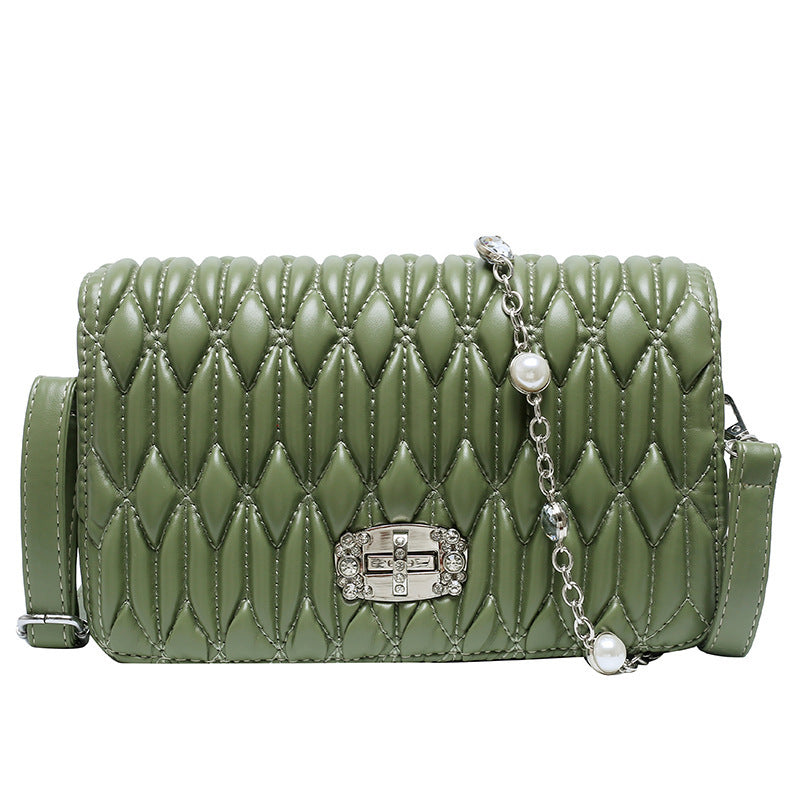 womens casual braided belt with diamond encrusted hand bill of lading shoulder slung banquet bag