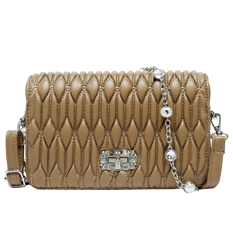 womens casual braided belt with diamond encrusted hand bill of lading shoulder slung banquet bag