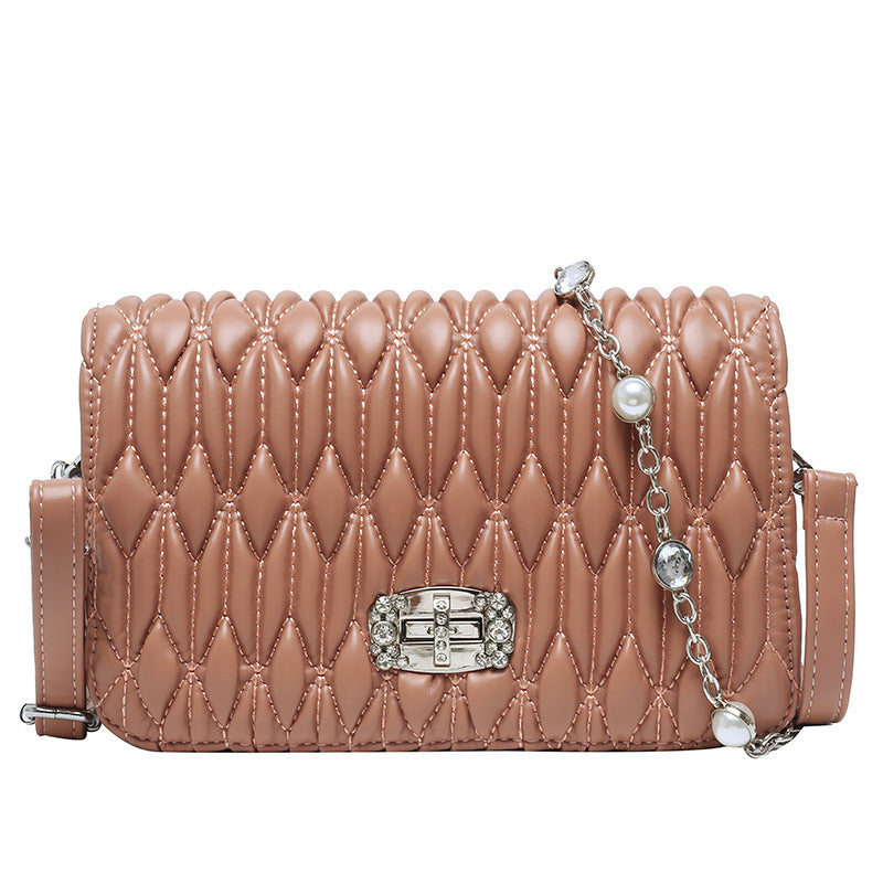 womens casual braided belt with diamond encrusted hand bill of lading shoulder slung banquet bag