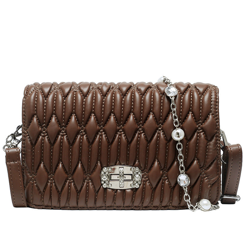 womens casual braided belt with diamond encrusted hand bill of lading shoulder slung banquet bag