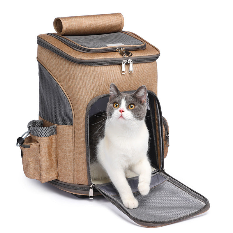 portable-folding-trolley-pet-backpack-traveling-cat-backpack-with-universal-wheel-trolley-pet-bag