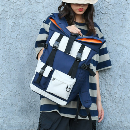 large capacity outdoor travel backpack trendy backpack simple
