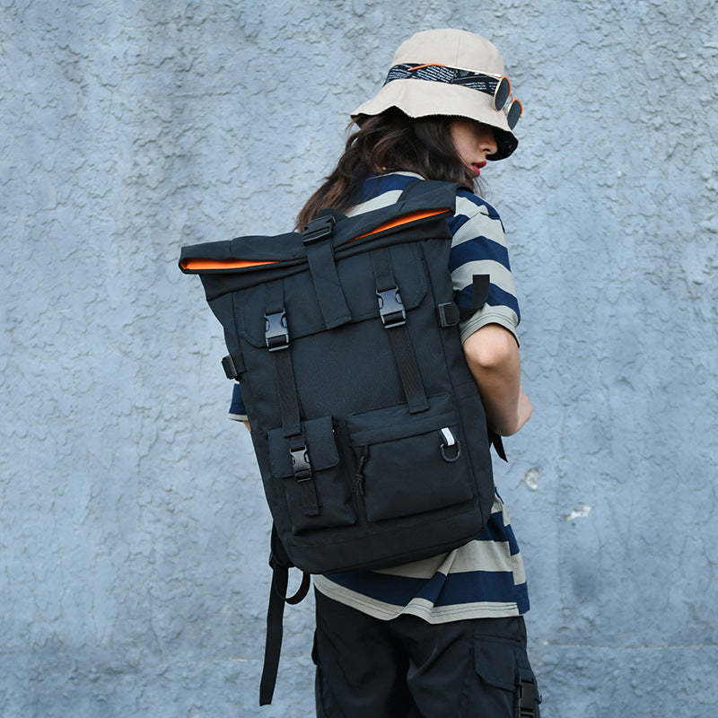 large capacity outdoor travel backpack trendy backpack simple