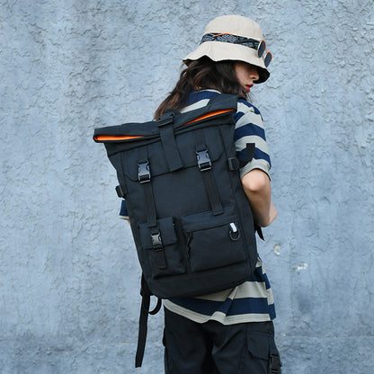 large capacity outdoor travel backpack trendy backpack simple
