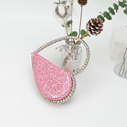 diamond heart shaped clutch diamond dinner bag clutch small