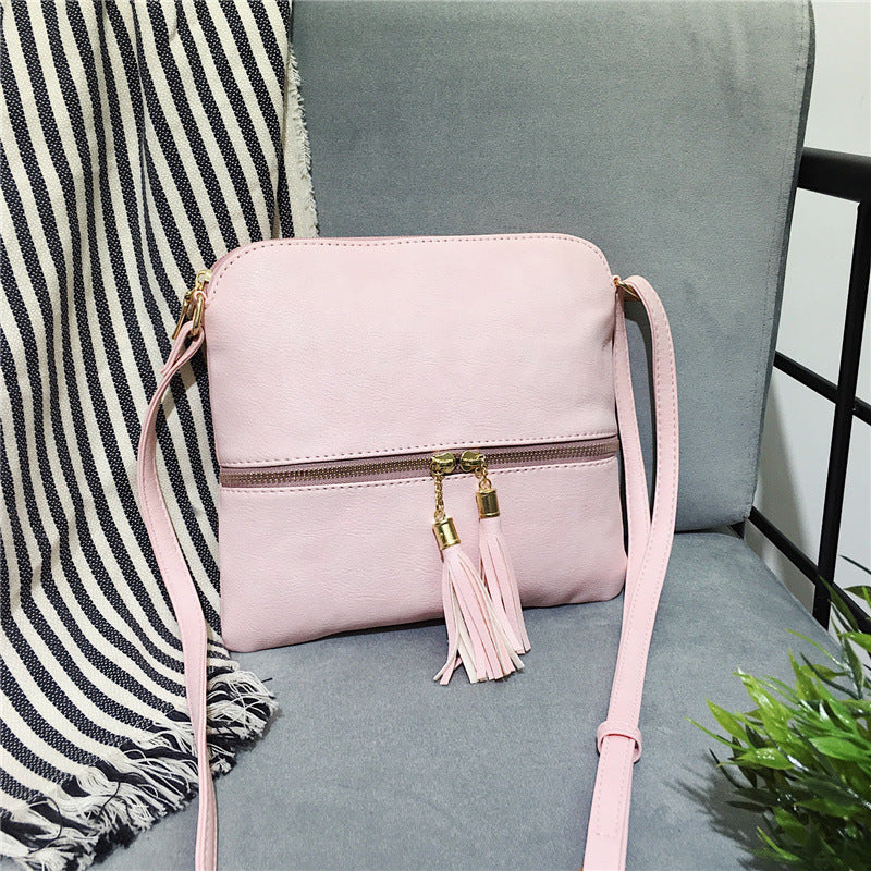 ladies fashion shoulder bag tassel bag messenger bag