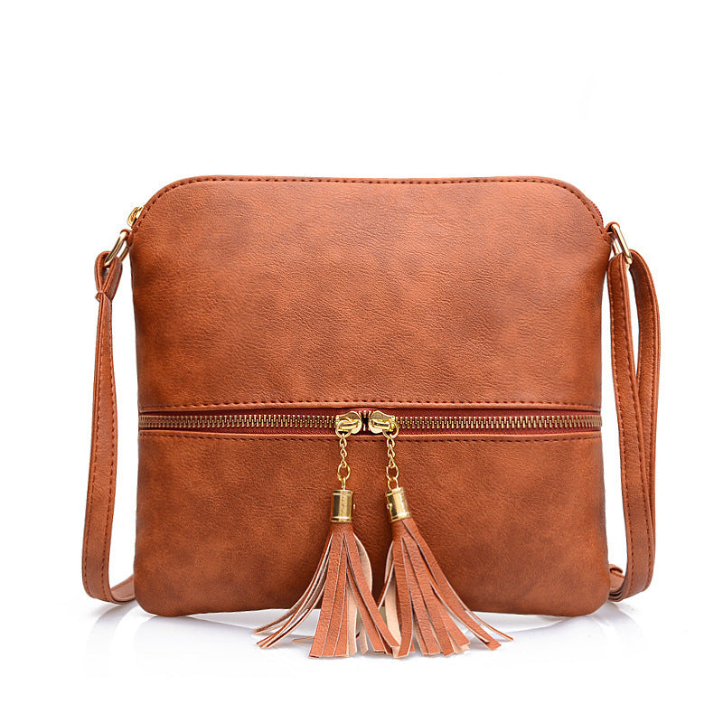 ladies fashion shoulder bag tassel bag messenger bag
