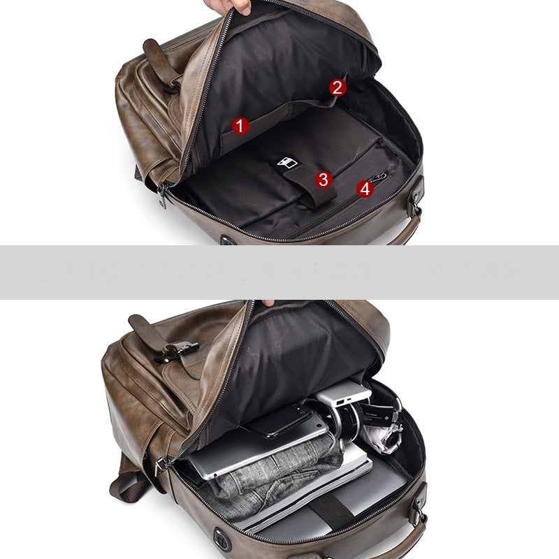 casual large capacity computer bag backpack travel backpack