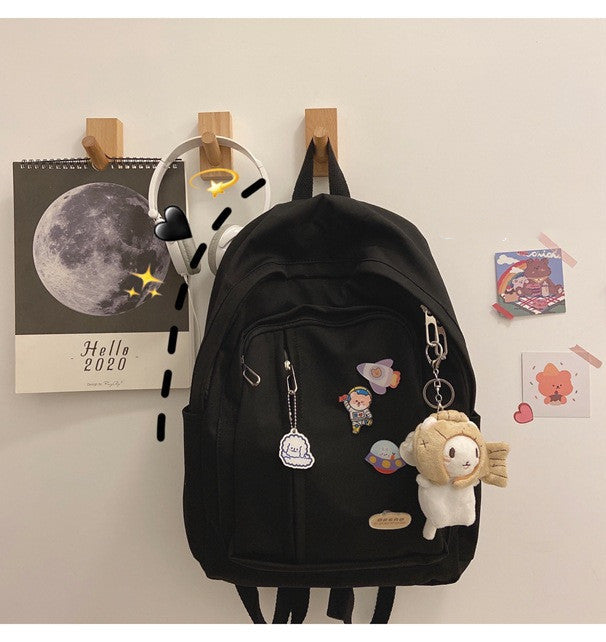 junior high school student school bag korean version harajuku u japanese cute girl middle school student mori high school backpack