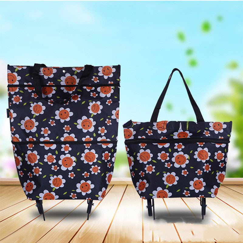 foldable tug tote bag multifunctional shopping travel tote bag