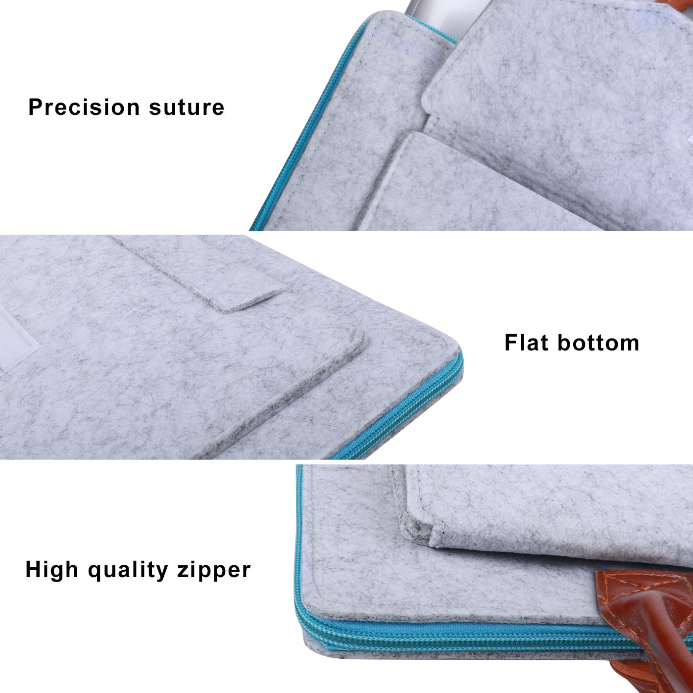 portable felt computer bag tablet notebook liner bag