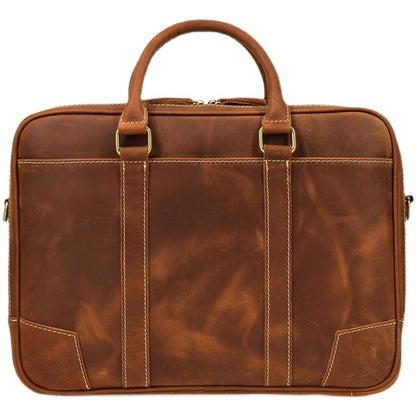 mens retro portable briefcase youth fashion