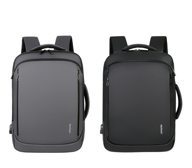 waterproof nylon multifunctional usb travel business computer backpack