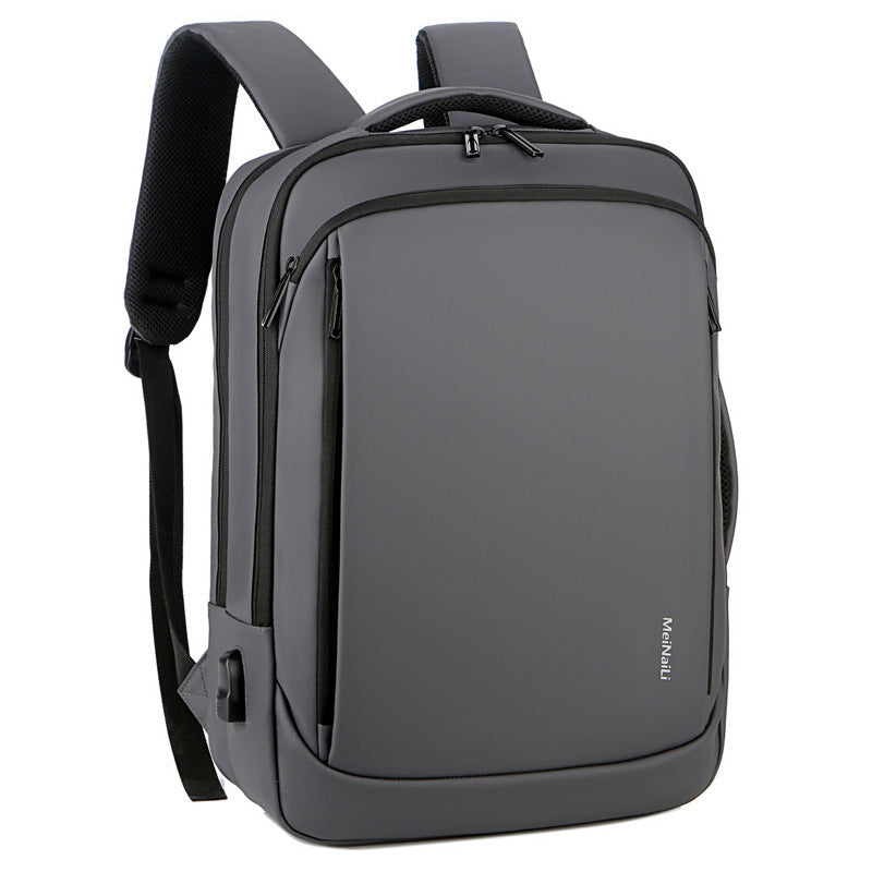 waterproof nylon multifunctional usb travel business computer backpack