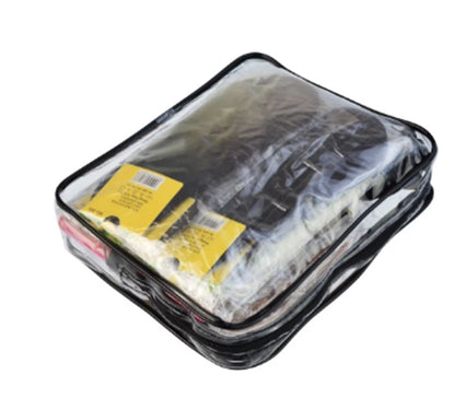 pvc transparent cosmetic storage bag wash bag three piece set