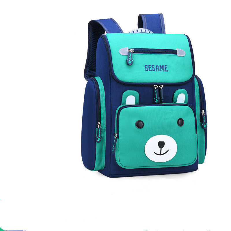 cartoon schoolbag shoulders lightweight cute children waterproof bag