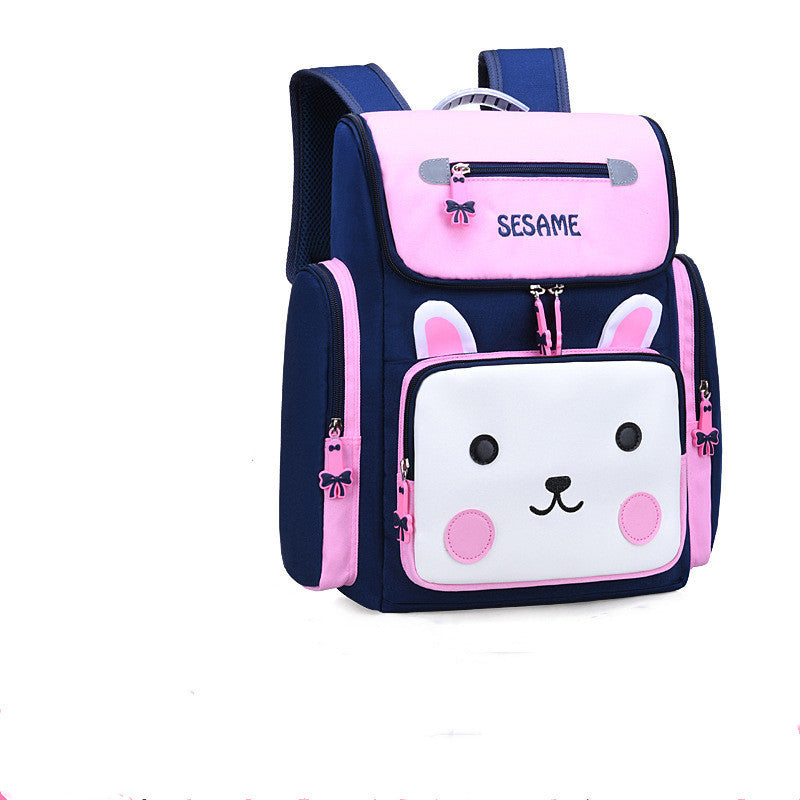 cartoon schoolbag shoulders lightweight cute children waterproof bag