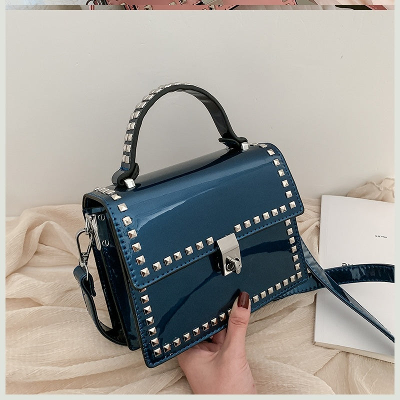 small bag female european and american fashion lacquer bright face