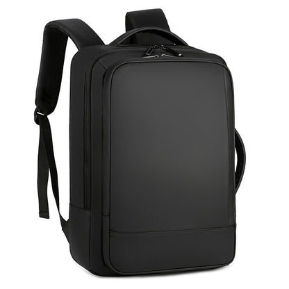 large capacity expandable neutral no logo backpack multifunctional waterproof breathable business mens computer backpack