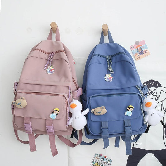 harajuku ulzzang high school student large capacity backpack female casual college style trendy backpack