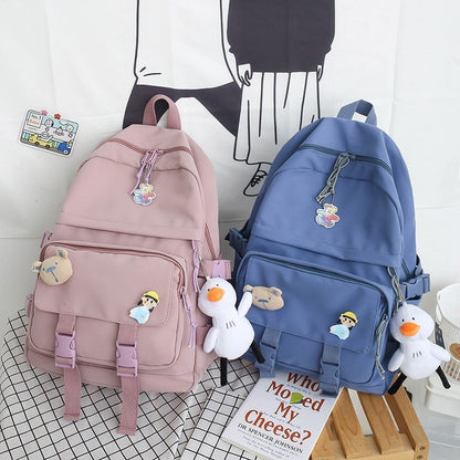 harajuku ulzzang high school student large capacity backpack female casual college style trendy backpack