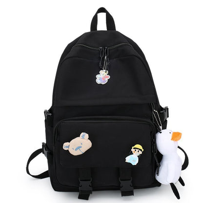 harajuku ulzzang high school student large capacity backpack female casual college style trendy backpack