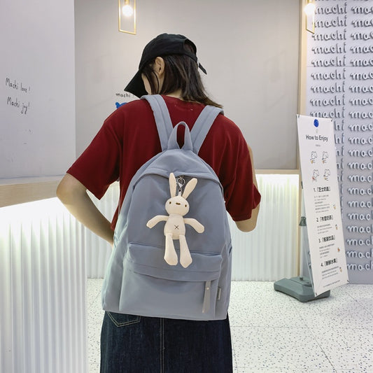 new backpack female male korean harajuku ulzzang all match casual backpack junior high school student schoolbag