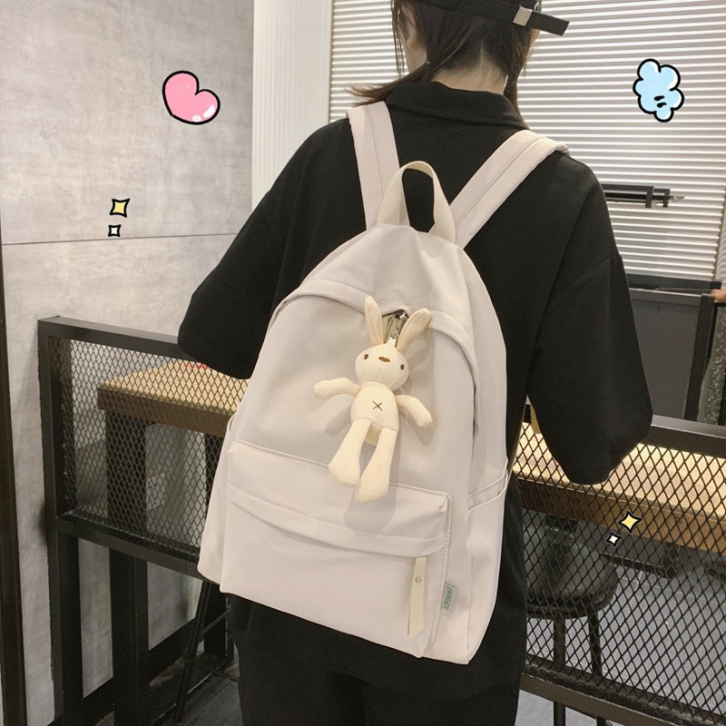 new backpack female male korean harajuku ulzzang all match casual backpack junior high school student schoolbag