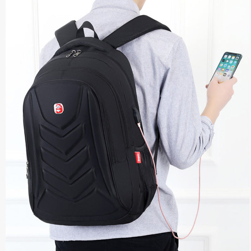 college student hard shell computer backpack