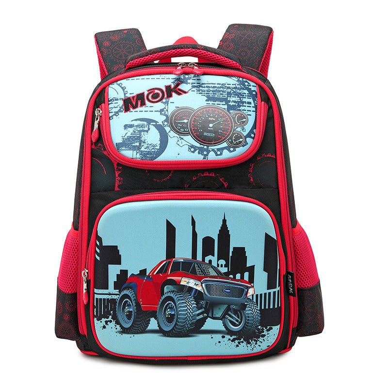 lighten the burden and protect the spine and cute childrens schoolbag