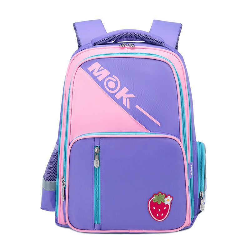 lighten the burden and protect the spine and cute childrens schoolbag